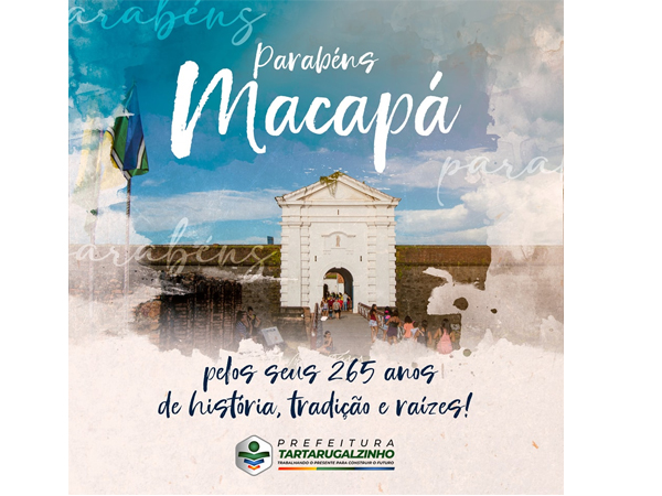 Parabéns nossa amada Macapá!